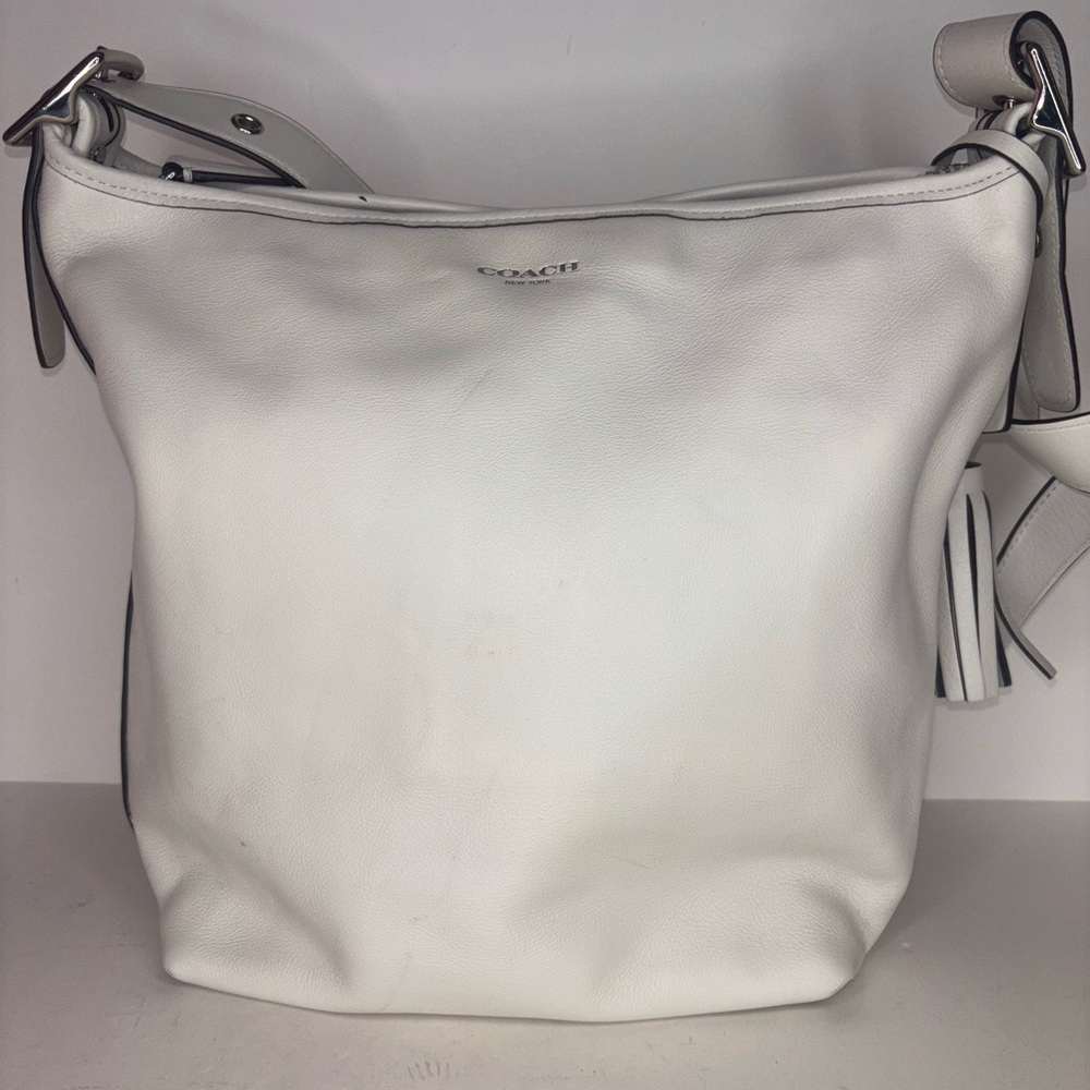 Coach White Leather Women's Bag